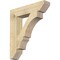 Ekena Millwork Balboa Slat Rough Sawn Bracket, Douglas Fir, 6"W x 30"D x 34"H BKT06X30X34BOA06RDF - alternate 1